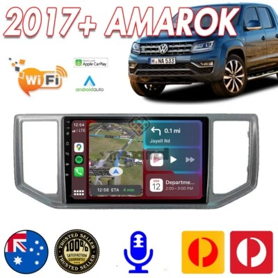 Carplay GPS Navigation Head Unit Stereo Radio For Volkswagen Amarok 2017 + NEW - Image 1 of 4