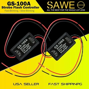 2 x GS-100A Flash Controlador Estroboscópico Módulo Flash para Luz de Detención Cola de Freno LED - Imagen 1 de 3