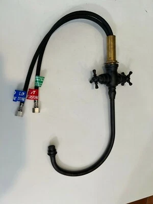 Grifo de agua potable nunca usado, marrón oscuro, 12" de alto Foto 1 de 4