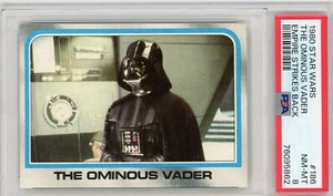 1980 Topps Star Wars Empire Strikes Back "THE OMINOUS VADER" #186 PSA 8 NM-MT - Bild 1 von 2