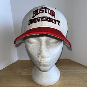Vintage 90’s Pro Line Boston University Fitted Cap Hat 7 1/4 Made in USA - Picture 1 of 14