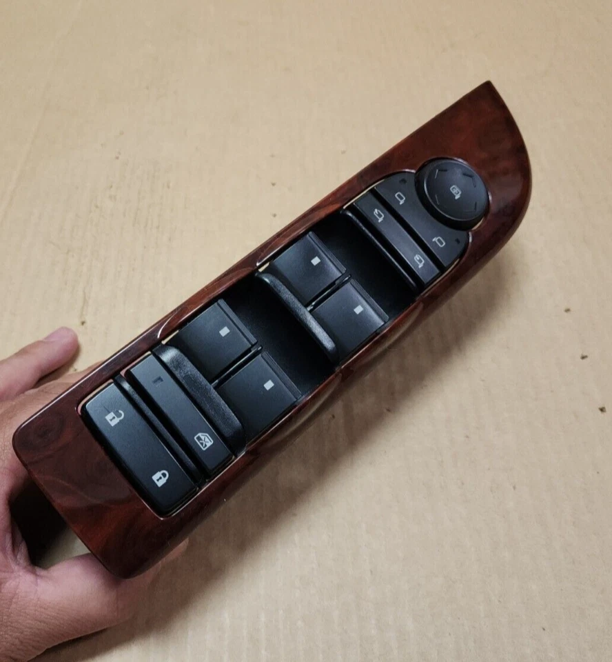 2007-2014 CADILLAC ESCALADE YUKON OEM LH DRIVER WINDOWS MASTER SWITCH 20835555AC - Image 1 of 4