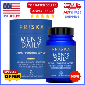 Men's Gut Health Probiotics, Digestive Enzymes - Bloating Relief, 30ct - Picture 1 of 10