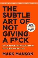 The Subtle Art of Not Giving a Fck By Mark Manson NEW Paperback - FREE SHIPPING