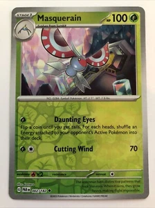 Pokémon TCG Paradox Rift Masquerain Reverse Holofoil 002/182 NM - Picture 1 of 2