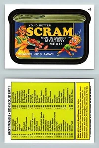 Scram #49 Wacky Packages 2015 Topps Card/Sticker - Picture 1 of 1