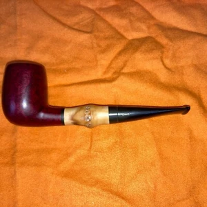 BARI "PEARL" 7080 Bruyere/Ratan Billiard Shape "Made in Denmark" Unsmoked NEW - Picture 1 of 12