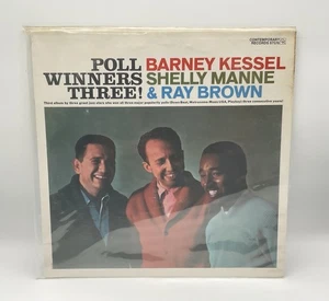 “Poll Winners Three!” Vinyl Jazz LP Kessel, Manne, Brown Contemporary Records /s - Picture 1 of 6