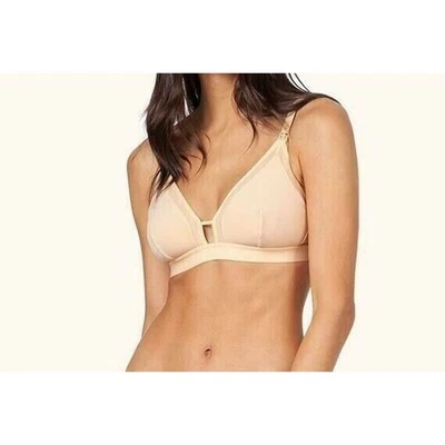 Lively Women's The Mesh Trim Maternity Bralette in Toasted Almond Small MSRP $38 - Image 1 of 4