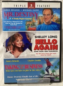 Mr Destiny Hello Again Taking Care Of Business DVD 2012 Belushi OOP Tested Used - Foto 1 di 4