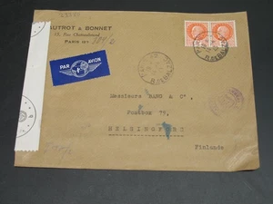 France 1943 censored airmail cover to finland *23320 - Bild 1 von 2