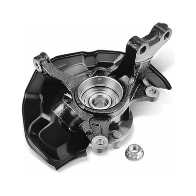 Nudillo de dirección delantero izquierdo del lado del conductor y buje de cojinete de rueda para Toyota Sienna Foto 1 de 3