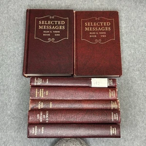 VTG Lot Ellen G White Books Seventh Day Adventist EG White Selected Messages - Picture 1 of 14