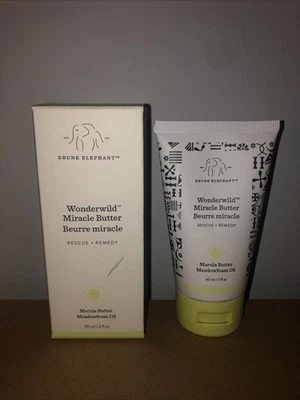 Crema hidratante Drunk Elephant Wonderwild Miracle Butter tamaño completo 2 oz nueva en caja Foto 1 de 2