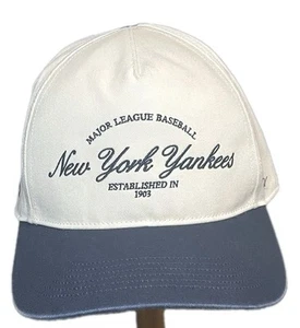 Nuevo retro para hombre '47 New York Yankees Est. Gorra Snapback 1903 beige azul - Imagen 1 de 5