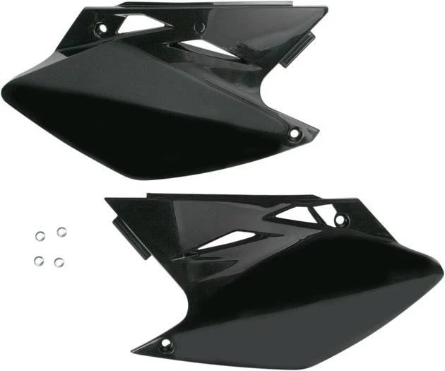 Paneles laterales Acerbis negros para Kawasaki KX450F 2006-2008 Foto 1 de 1