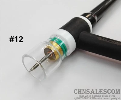 9 pcs TIG Welding Torch Stubby Gas Lens #12 Pyrex Cup Kit  for Tig WP-17/18/26  — 第 1/4 张图片