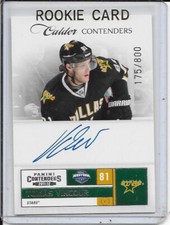 2011-12 Panini Contenders Tomas Vincour Rookie Auto # 215 #d/800