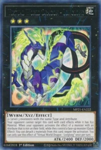 YGO-3x-Near Mint-Virtual World Dragon - Longlong - MP21-EN222 - Rare - 1st Editi - Picture 1 of 1