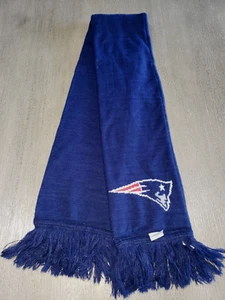 boys size 8/20 PATRIOTS double layer BLUE WINTER SCARF GO LOGO ON IT NICE! - Picture 1 of 1