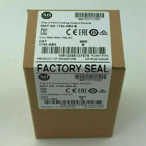 New Factory Sealed AB 1794-OE4 SER B Flex 4 Point Analog Output Module 1794OE4 - Picture 1 of 3