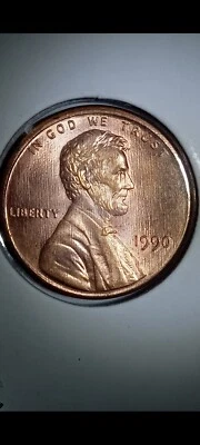 1990 P Doubled Die Reverse 1DR-002.  B.U! - Image 1 of 4
