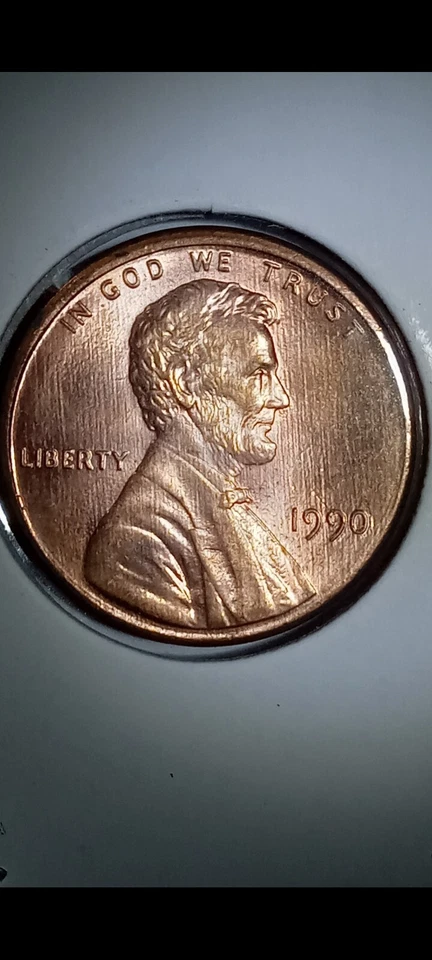 1990 P Doubled Die Reverse 1DR-002.  B.U! - Image 1 of 4
