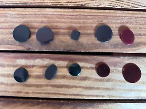 Antique 10 bloodstone heliotrope and Carnelian Agate mixed lot of gemstones - Picture 1 of 13