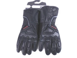iXS "TIGA" X40009 Motorradhandschuhe Motorrad Handschuh LEDER SCHWARZ NEU NEW - Picture 1 of 3