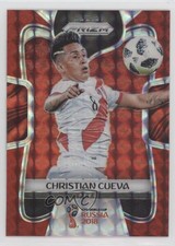 2018 Panini Prizm World Cup Red Mosaic Prizm Christian Cueva #295