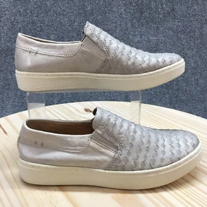 Sofft Shoes Womens 8.5 M Somers III Slip On Sneakers Gray Leather Casual Comfort - Picture 1 of 18