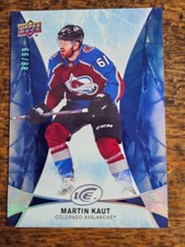 2020-21 UPPER DECK ICE ROYAL BLUE #73 MARTIN KAUT COLORADO AVALANCHE 88/99