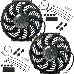 DOBLE 12-13 PULGADAS 130W MOTOR REVERSIBLE EMPUJADOR TIRADOR VENTILADOR ELÉCTRICO RADIADOR ENFRIADOR - Imagen 1 de 7
