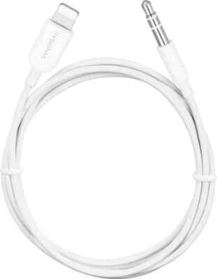 Original Insignia - Cable de audio Lightning de 6' a 3,5 mm - Blanco Foto 1 de 2