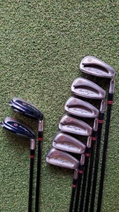 Ben Hogan Edge forged irons 5 to PW hybrid 4 and 3 graphite Reg Shafts - Picture 1 of 5