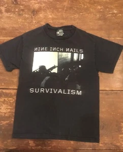 VINTAGE Y2k NIN Nine Inch Nails Survivalis Konzert Tour Shirt S - Bild 1 von 5