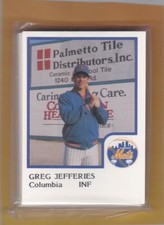 1986 PROCARDS BASEBALL MINOR LEAGUE TEAM SET COLUMBIA METS GREG JEFFERIES *T183