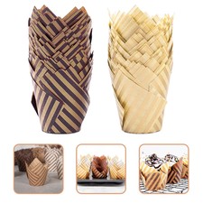 200 pezzi rivestimento antiaderente cupcake wrapper muffin cupcake grande