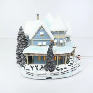 Hawthorne Christmas Village Thomas Kinkade Holiday Bed and Breakfast Lighted - Imagen 1 de 12