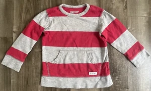 Jungen Kleinkind Baby GAP Langarm gestreiftes Shirt mit Tasche Gr. 3 Jahre - Bild 1 von 4