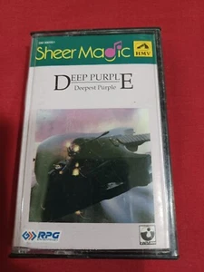 Deep Purple Deepest Purple RARE orig Cassette tape INDIA Sheer Magic HMV 1995 - Picture 1 of 4