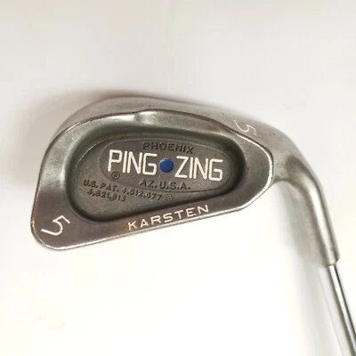 Ping Zing Blue Dot 5 Hierro Mano Derecha KTM Rígido Flexible Eje de Acero - Excelente Estado Foto 1 de 4