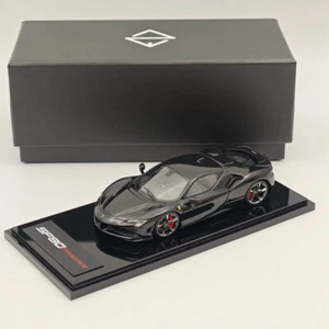 ENGUP 1/43 Ferrari SF90 Stradale Black Supercar Collection Resin Models Car - Foto 1 di 8