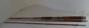 Vintage split bamboo fly rod 3 piece, 13 foot 2 inch 1 extra top piece hand made - Picture 1 of 9