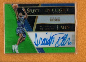 Isaiah Rider 2017-18 Panini Select In Flight Signature Neon Green Prizm Auto /65 - Picture 1 of 2