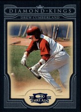 2008 Donruss Threads Diamond Kings Framed Blue #17 Drew Cumberland /50