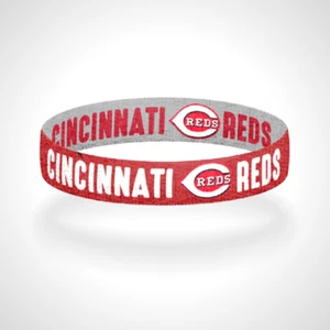 Reversible Cincinnati Reds Bracelet Wristband Big Red Machine Reds Baseball - Picture 1 of 5