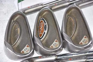 Ping G10 Irons / 5-PW+SW / Orange Dot / Regular Flex Steel Shafts - Picture 1 of 7
