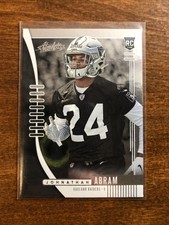 2019 Absolute Card #182 Johnathan Abram Raiders RefBB