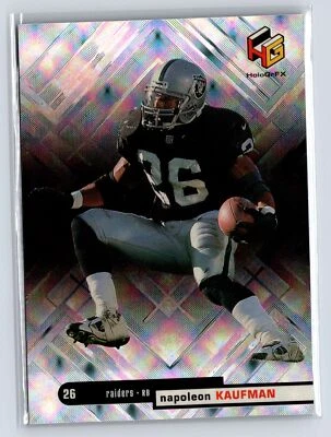1999 Upper Deck HoloGrFX Napoleon Kaufman  #42  Oakland Raiders - Image 1 of 2